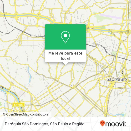 Paróquia São Domingos mapa