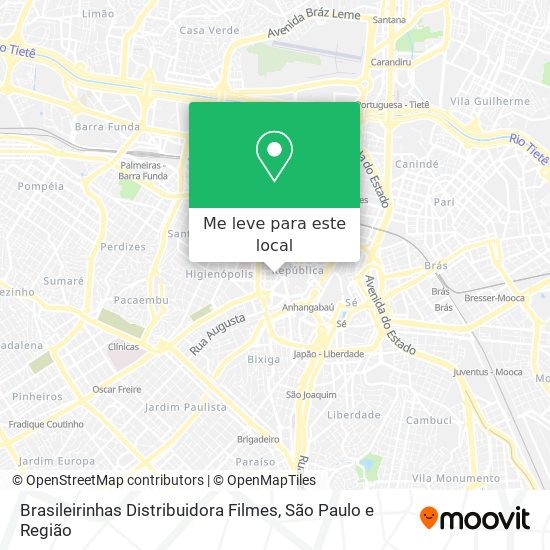 Brasileirinhas Distribuidora Filmes mapa