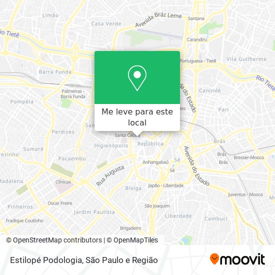 Estilopé Podologia mapa