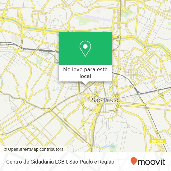 Centro de Cidadania LGBT mapa