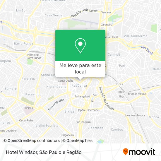 Hotel Windsor mapa