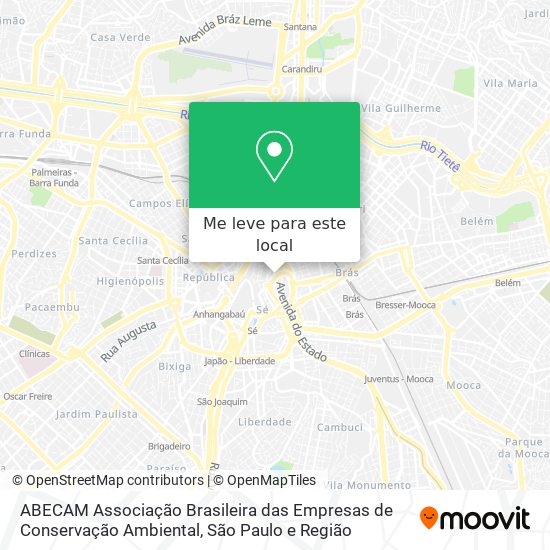 ABECAM Associação Brasileira das Empresas de Conservação Ambiental mapa