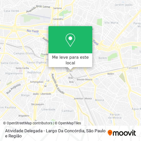 Atividade Delegada - Largo Da Concórdia mapa