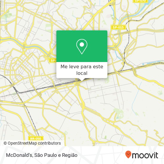 McDonald's mapa