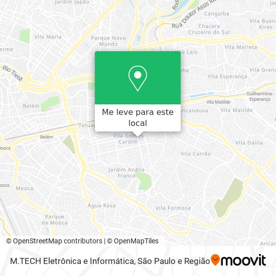 M.TECH Eletrônica e Informática mapa