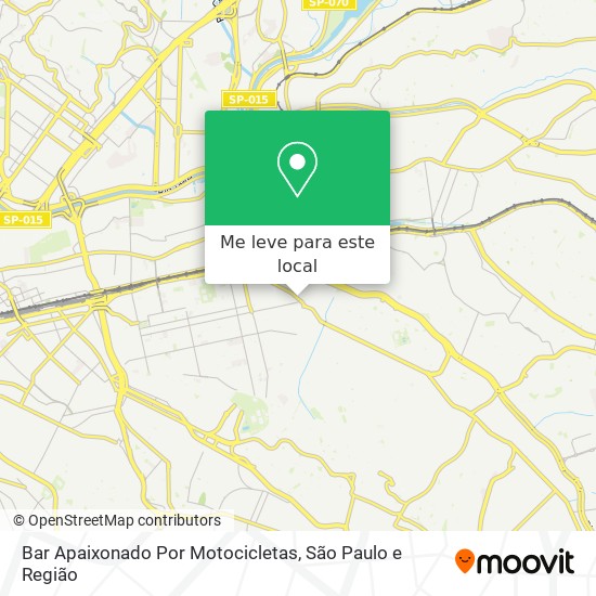 Bar Apaixonado Por Motocicletas mapa