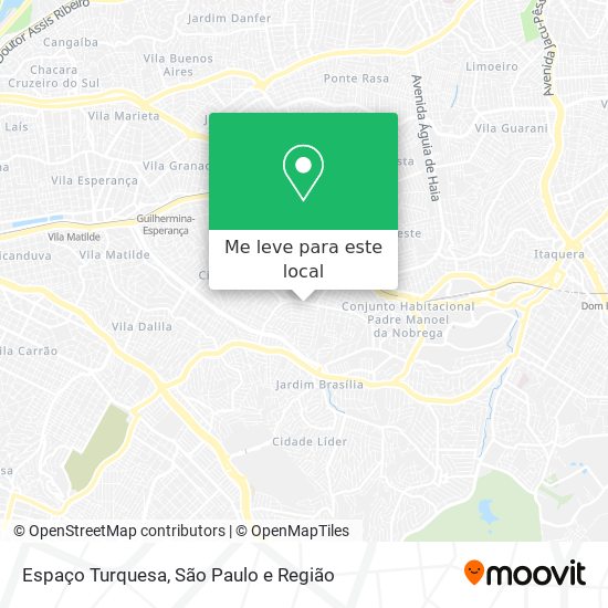 Espaço Turquesa mapa