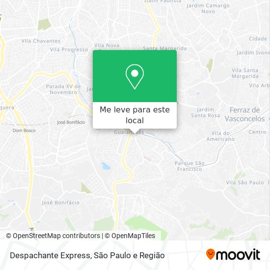 Despachante Express mapa