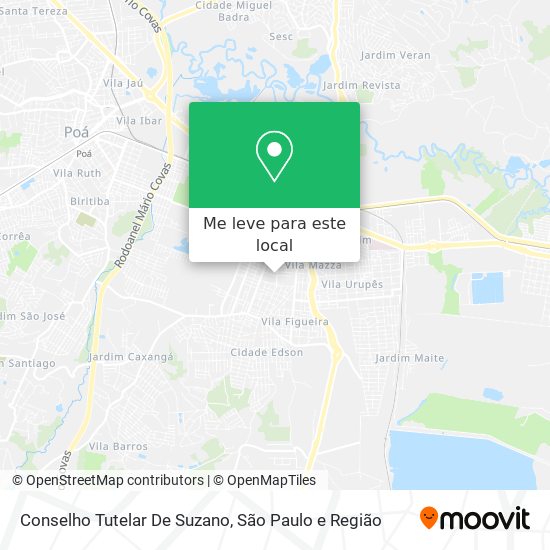 Conselho Tutelar De Suzano mapa