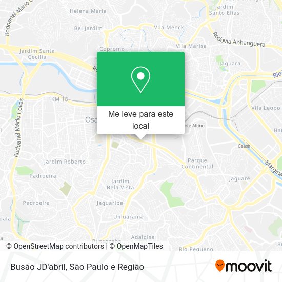 Busão JD'abril mapa