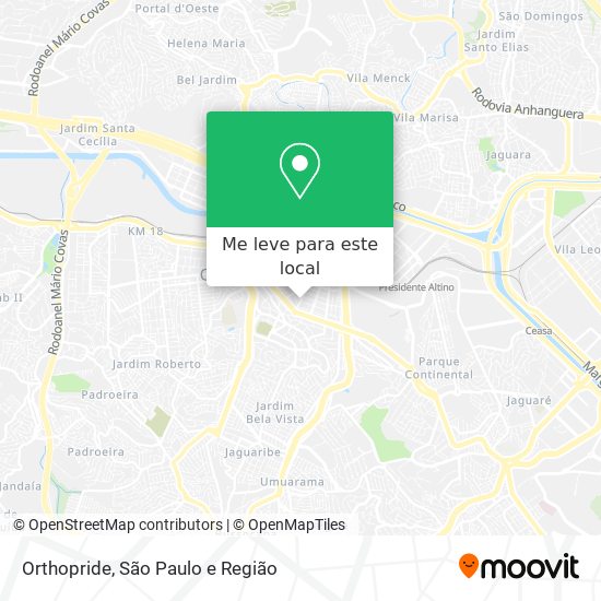 Orthopride mapa