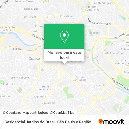 Residencial Jardins do Brasil mapa
