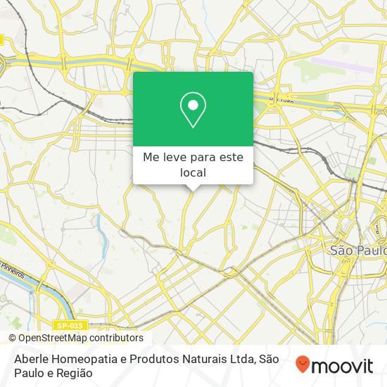 Aberle Homeopatia e Produtos Naturais Ltda mapa