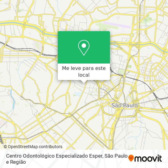 Centro Odontológico Especializado Esper mapa