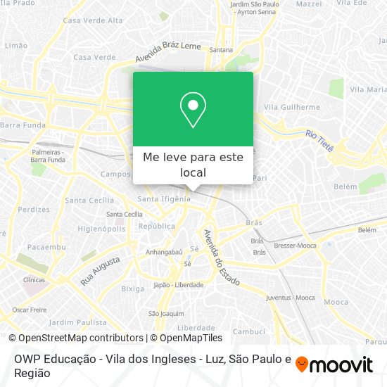 OWP Educação - Vila dos Ingleses - Luz mapa
