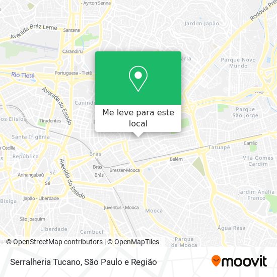 Serralheria Tucano mapa