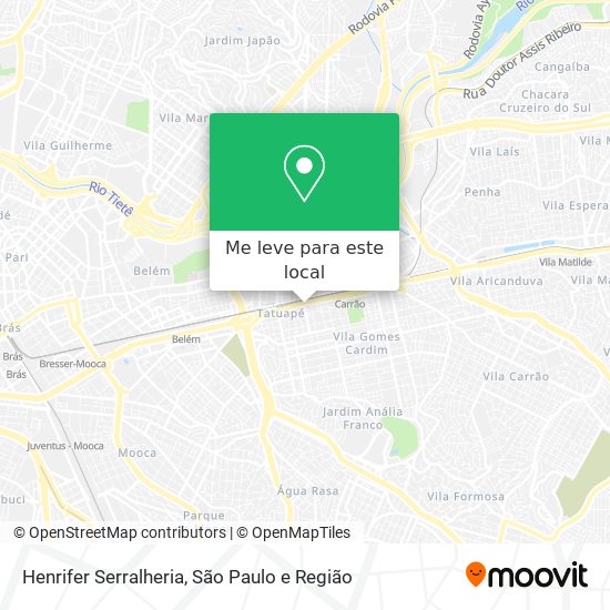 Henrifer Serralheria mapa