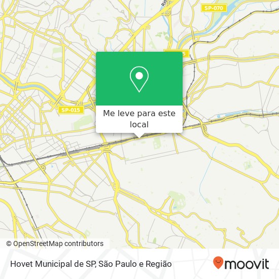 Hovet Municipal de SP mapa