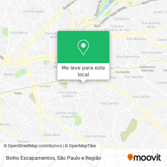 Binho Escapamentos mapa