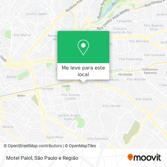 Motel Paiol mapa