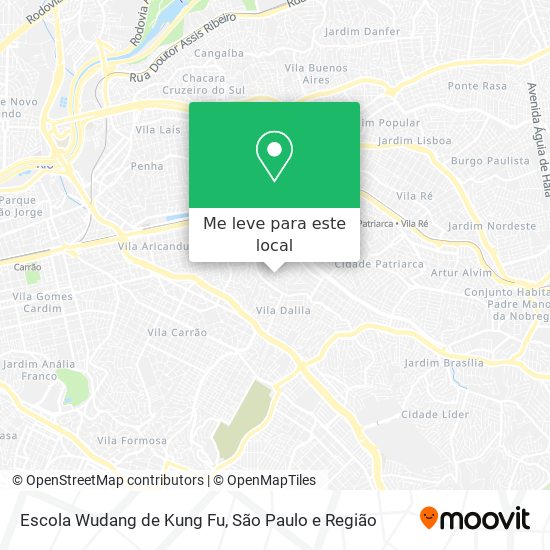 Escola Wudang de Kung Fu mapa