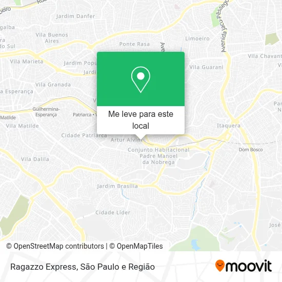 Ragazzo Express mapa