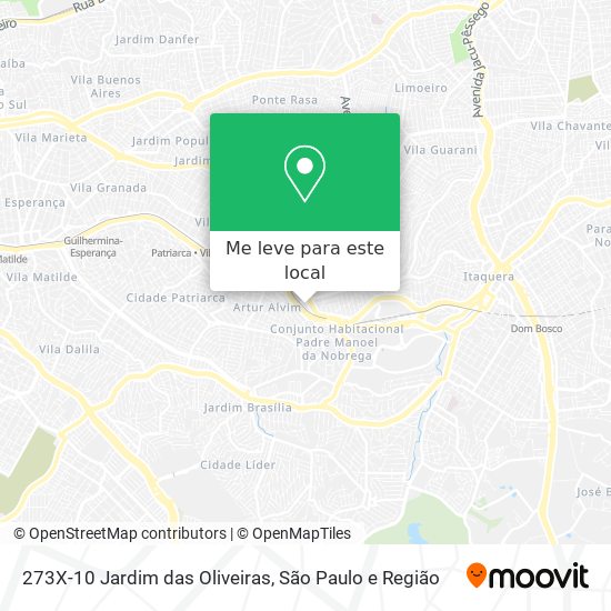 273X-10 Jardim das Oliveiras mapa