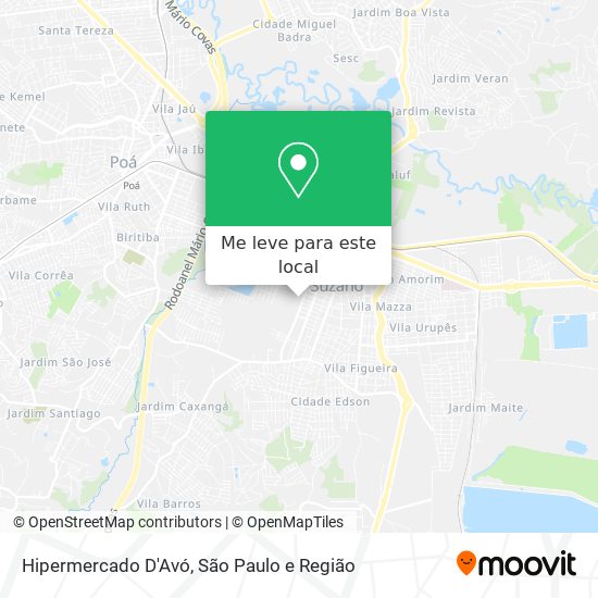 Hipermercado D'Avó mapa