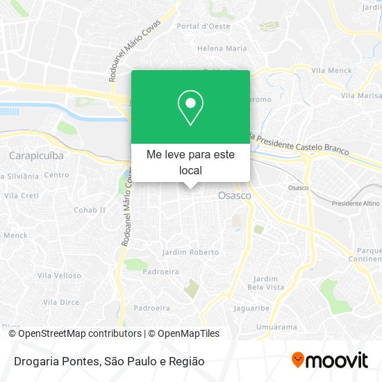 Drogaria Pontes mapa