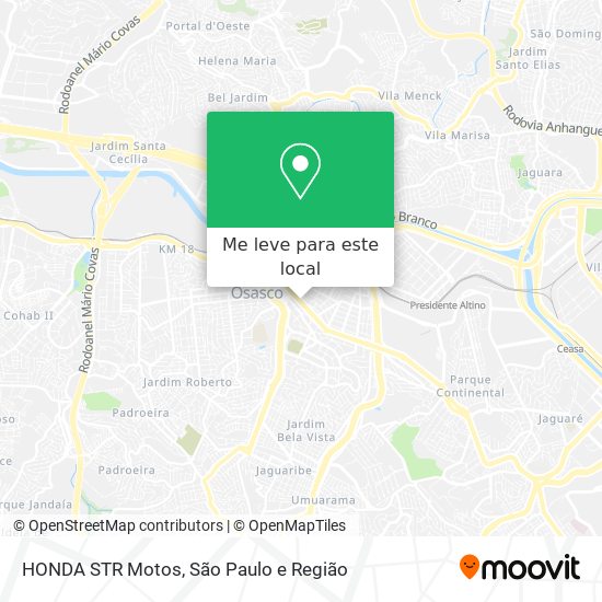 HONDA STR Motos mapa
