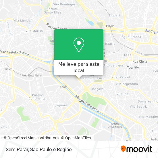 Sem Parar mapa