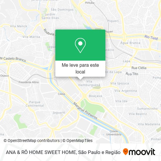 ANA & RÔ HOME SWEET HOME mapa