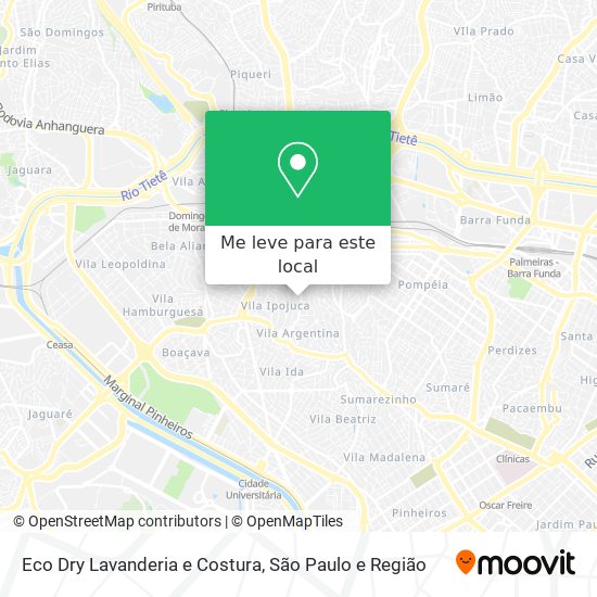 Eco Dry Lavanderia e Costura mapa