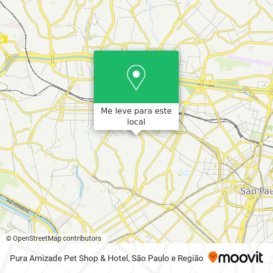 Pura Amizade Pet Shop & Hotel mapa