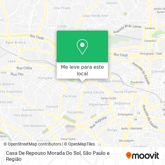 Casa De Repouso Morada Do Sol mapa