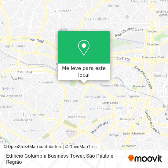 Edificio Columbia Business Tower mapa