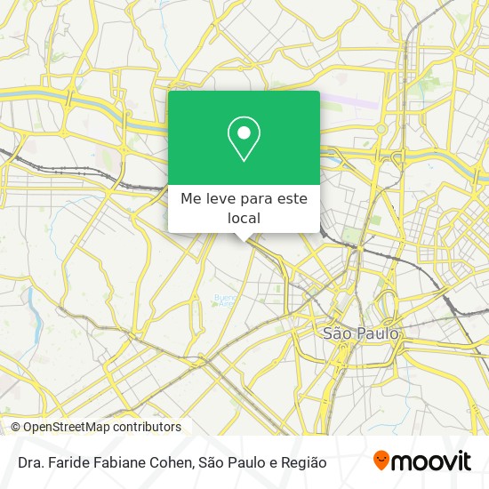 Dra. Faride Fabiane Cohen mapa