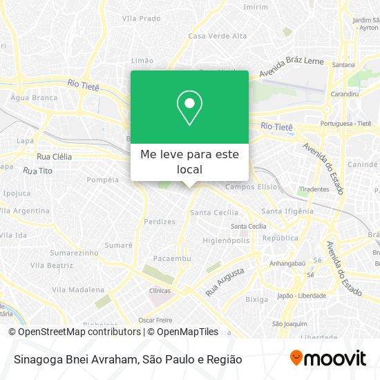 Sinagoga Bnei Avraham mapa