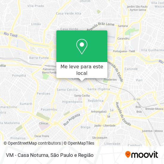 VM - Casa Noturna mapa