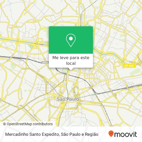 Mercadinho Santo Expedito mapa