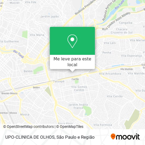 UPO-CLINICA DE OLHOS mapa