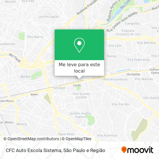CFC Auto Escola Sistema mapa