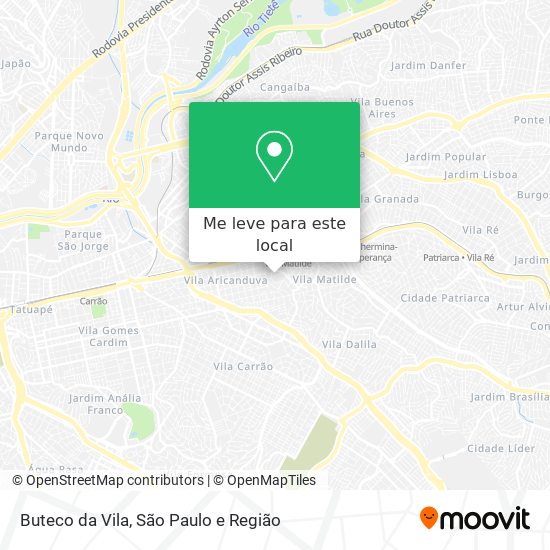 Buteco da Vila mapa