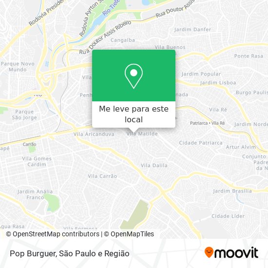 Pop Burguer mapa