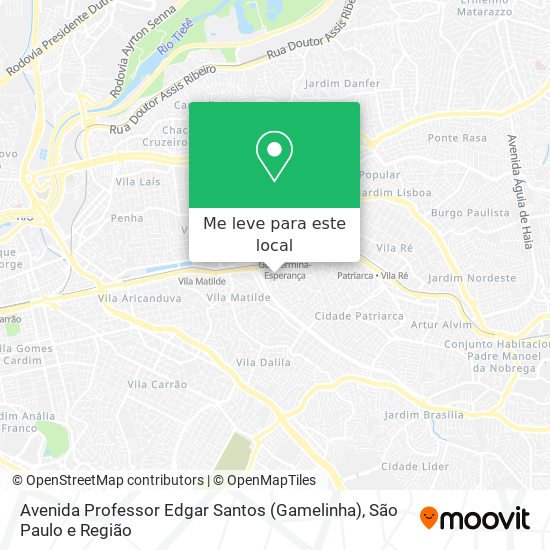 Avenida Professor Edgar Santos (Gamelinha) mapa