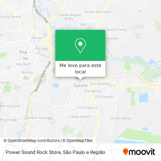 Power Sound Rock Store mapa