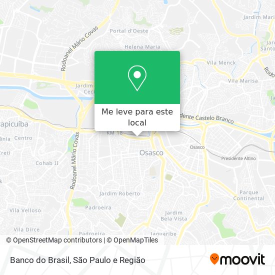 Banco do Brasil mapa
