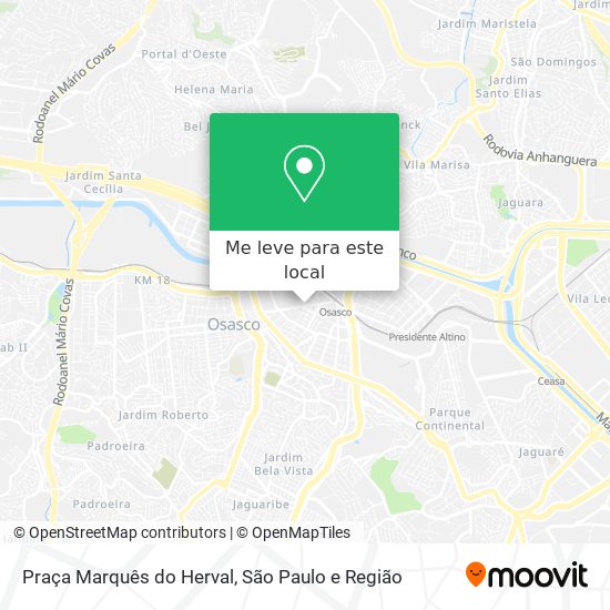 Praça Marquês do Herval mapa
