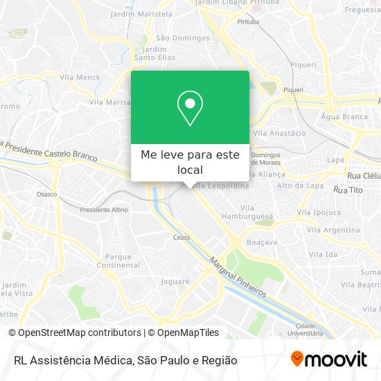 RL Assistência Médica mapa