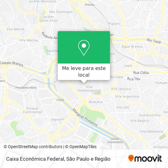 Caixa Econômica Federal mapa